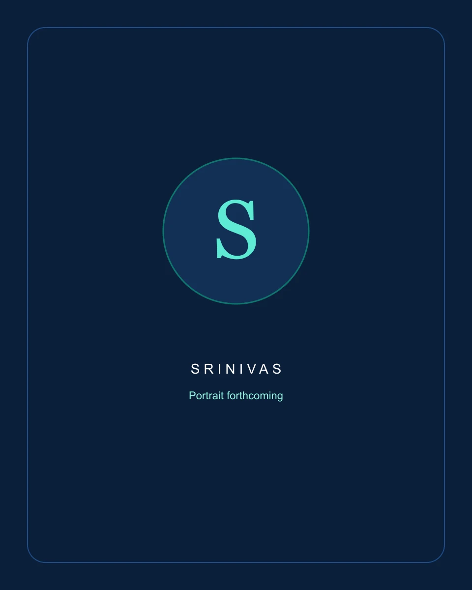 Portrait placeholder for Srinivas, Founder and Managing Director of YPER.